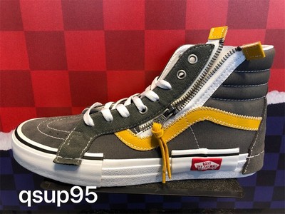 vans grey yellow